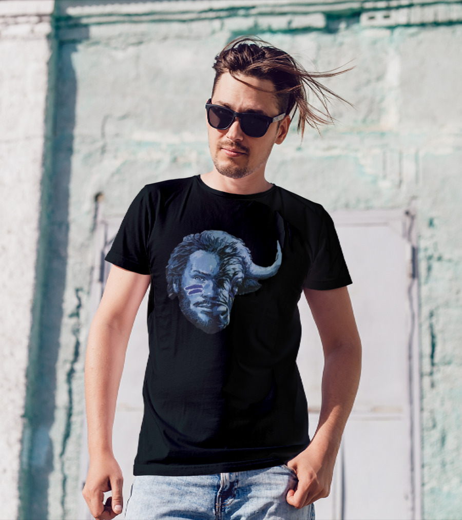 Josh Allen Buffalo Hybrid Face T-Shirt