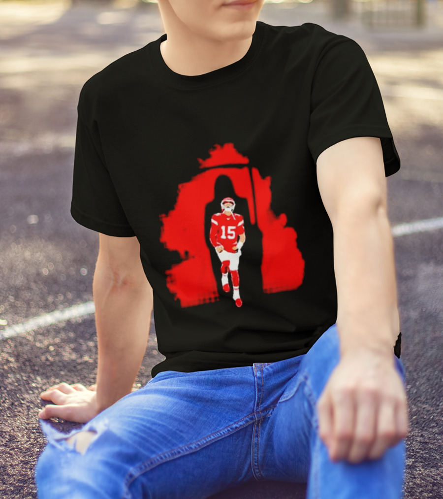 KC Chiefs Patrick Mahomes Shadow 15 Reaper T-Shirt