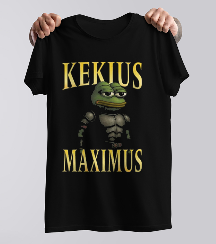 Kekius Maximus Gladiator Frog Armor T-Shirt