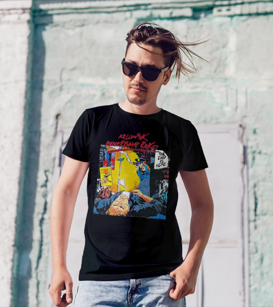 Kelompok Penerbang Roket The End Is Here Mati Muda Comic Style T-Shirt