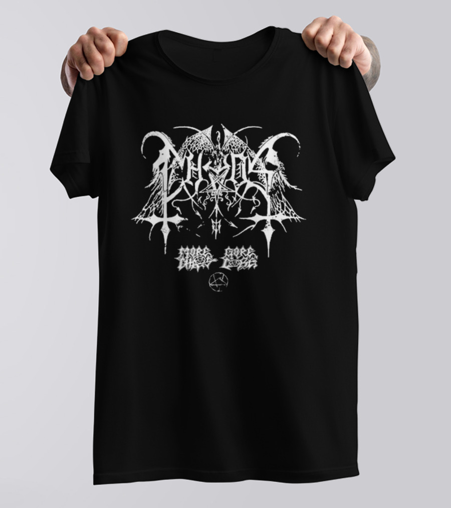 Ken Carson More Chaos Upside Down Chaos Mysticism Symbolic Pentagram T-Shirt