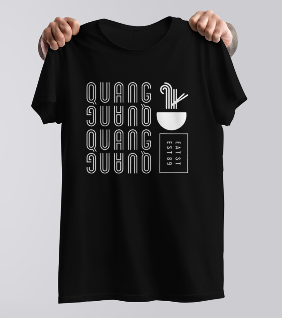 Quang Eat St Est 89 Noodle Bowl Pattern T-Shirt