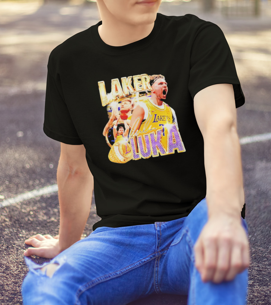 Laker Luka Doncic Lakers Basketball Vintage Style T-Shirt