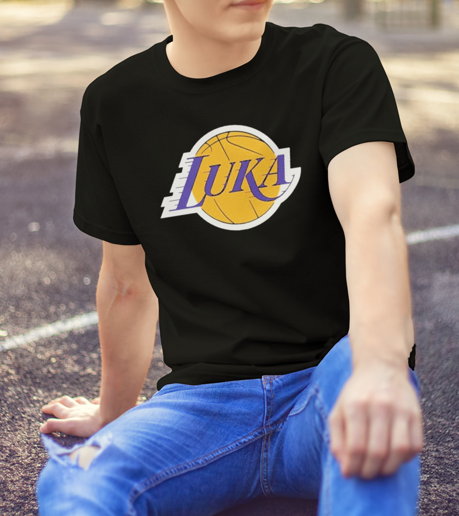 Luka Los Angeles Showtime Basketball-Inspired T-Shirt