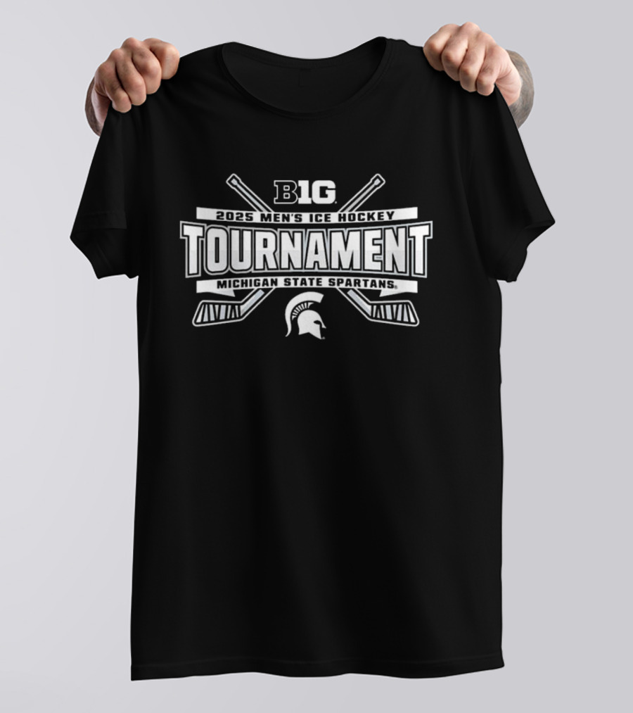 Big Ten 2025 Men's Ice Hockey Tournament Michigan State Spartans T-Shirt
