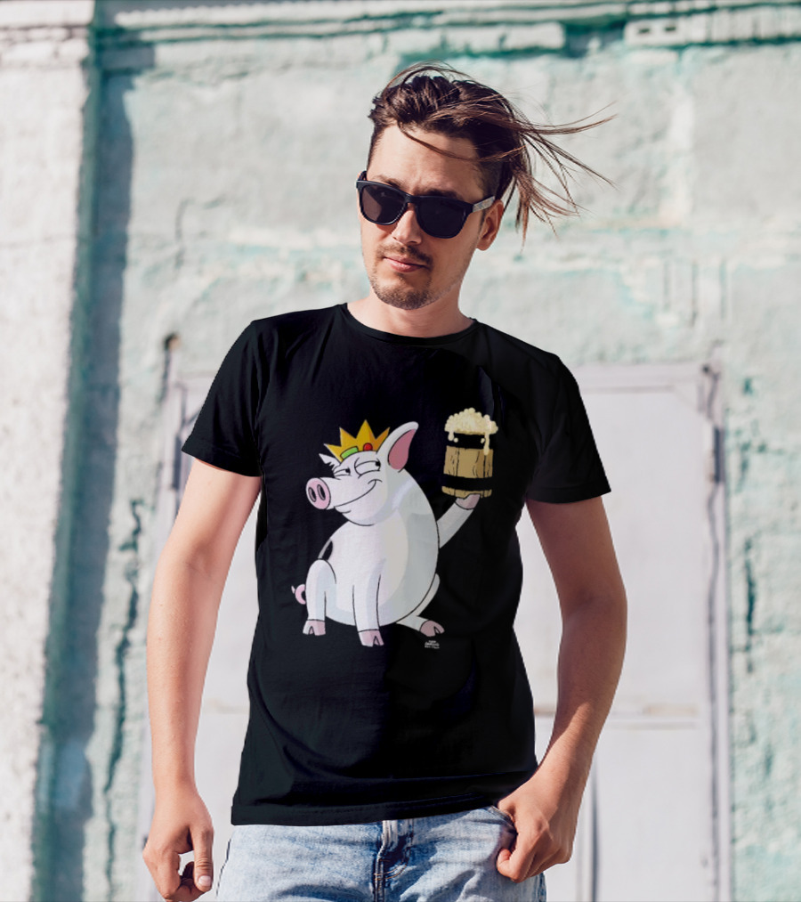 Merkimer Pig Cheers Crown Gildan Softstyle T-Shirt