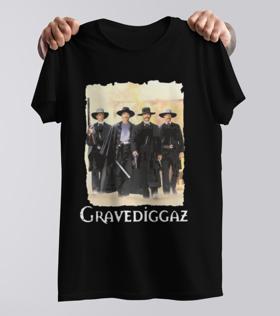 Methsyndicate Gravediggaz Tombstone Western Gunslingers T-Shirt