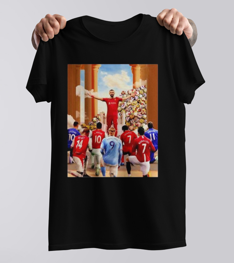Liverpool FC Mohamed Salah Premier League Goals Tribute T-Shirt