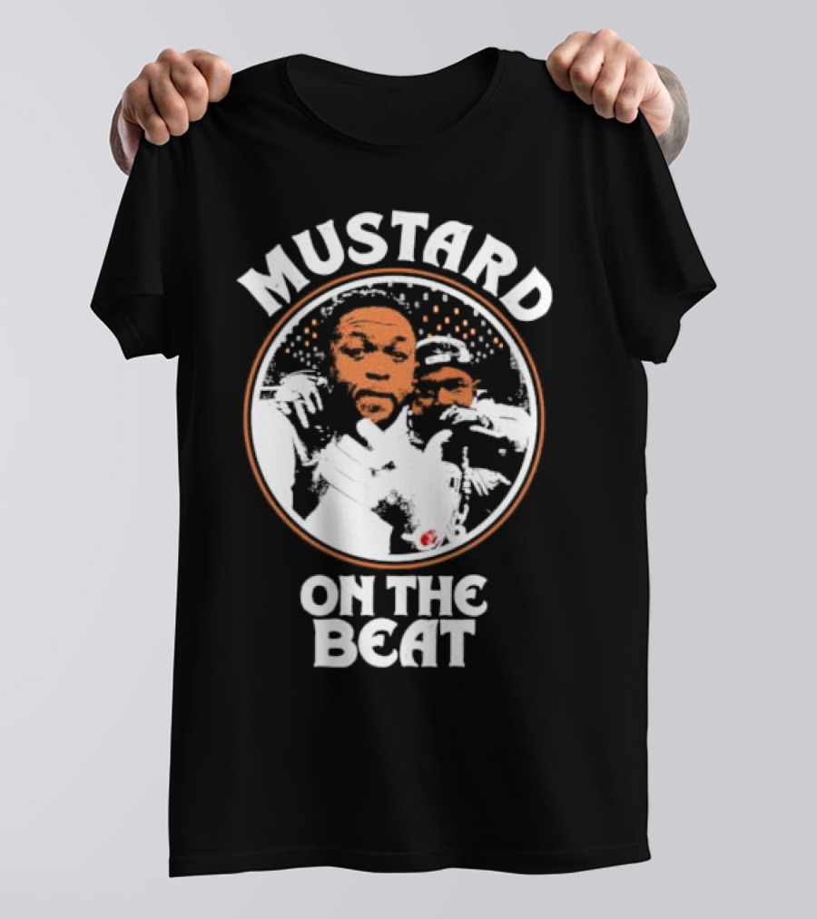 Mustard On The Beat DJ Mustard Circle Design T-Shirt