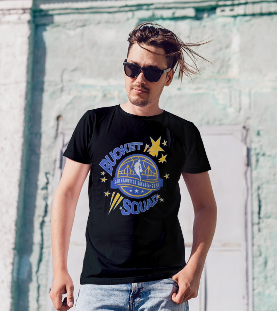 NBA All-Star 2025 Bucket Squad San Francisco Bay Area T-Shirt