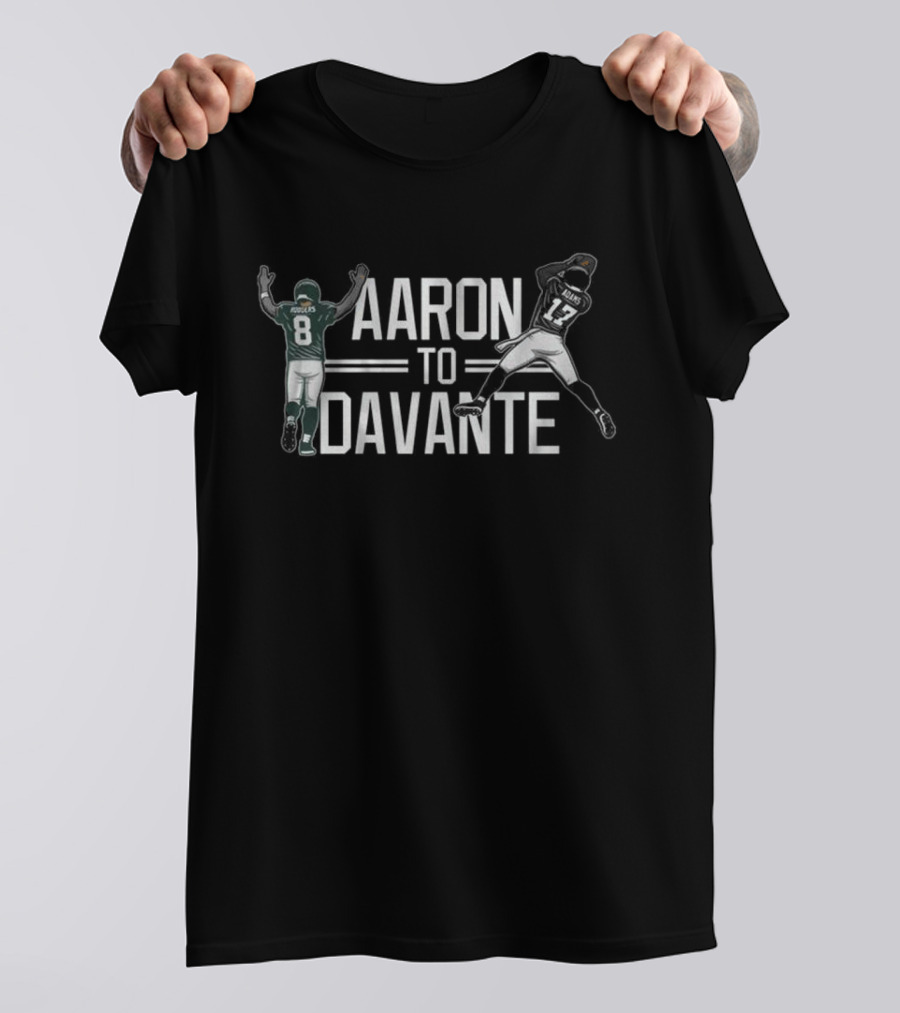 Aaron Rodgers To Davante Adams New York Jets Connection T-Shirt