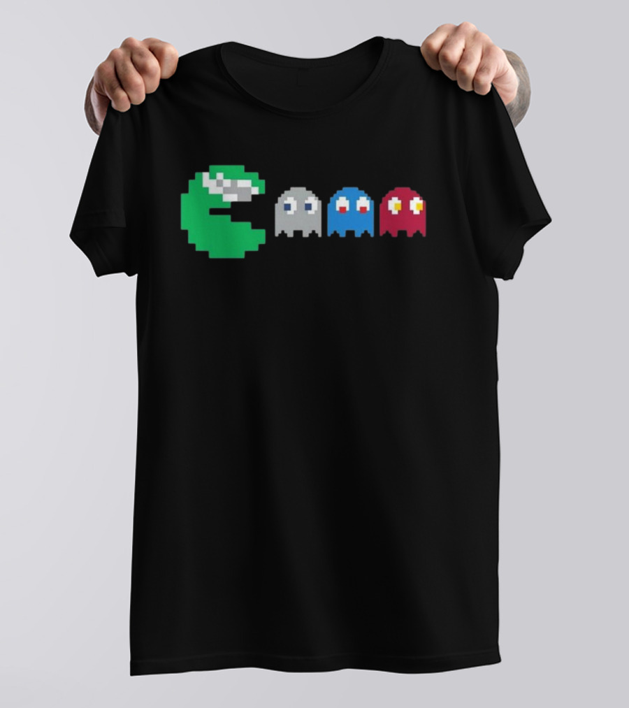 NFC East Rivalry Pac-Man Ghosts Football Theme T-Shirt