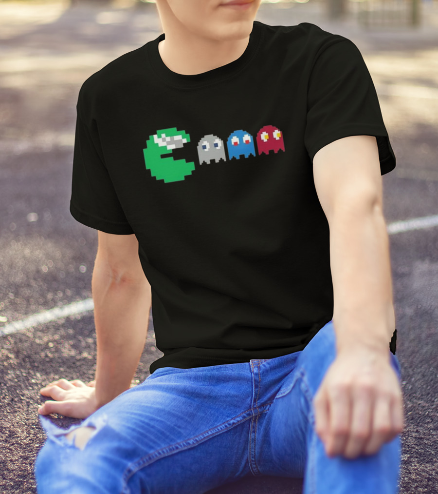 NFC East Rivalry Pac-Man Ghosts Football Theme T-Shirt