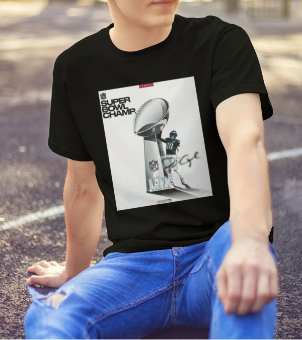 Ohio State Football Super Bowl Champ LVI NFL Player 80 Signature T-Shirt