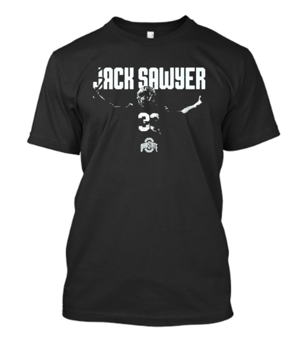 Ohio State Sack Sawyer Jack Sawyer Football Number 33 T-Shirt