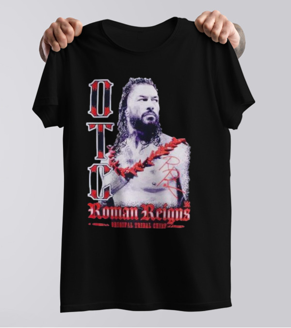 OTC Roman Reigns Original Tribal Chief WWE Signature T-Shirt