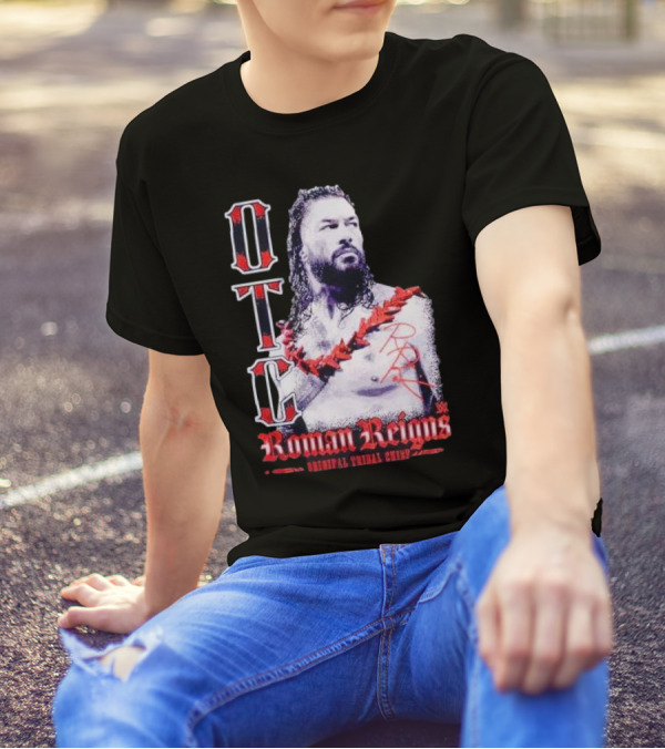 OTC Roman Reigns Original Tribal Chief WWE Signature T-Shirt