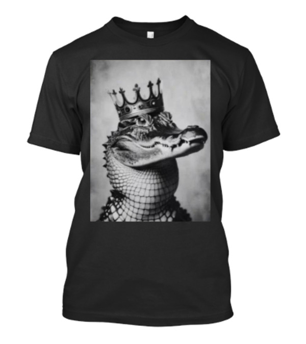 Onspikes55 Wearing Alligator Crowned Majestic Reptile T-Shirt