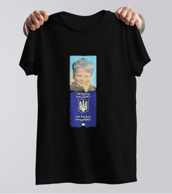 Optimusgang Anton Belinskiy Misha Ukrainian Passport Image T-Shirt