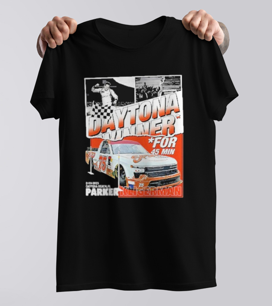 Parker Kligerman Daytona Winner 45 Min Celebration NASCAR Race Car 75 T-Shirt