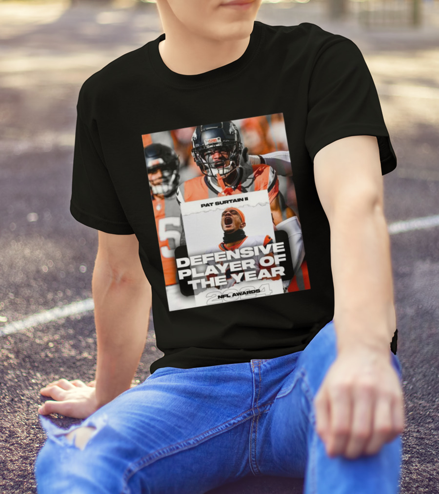 Pat Surtain II Denver Broncos 2024 NFL Awards Defensive Player Of The Year T-Shirt