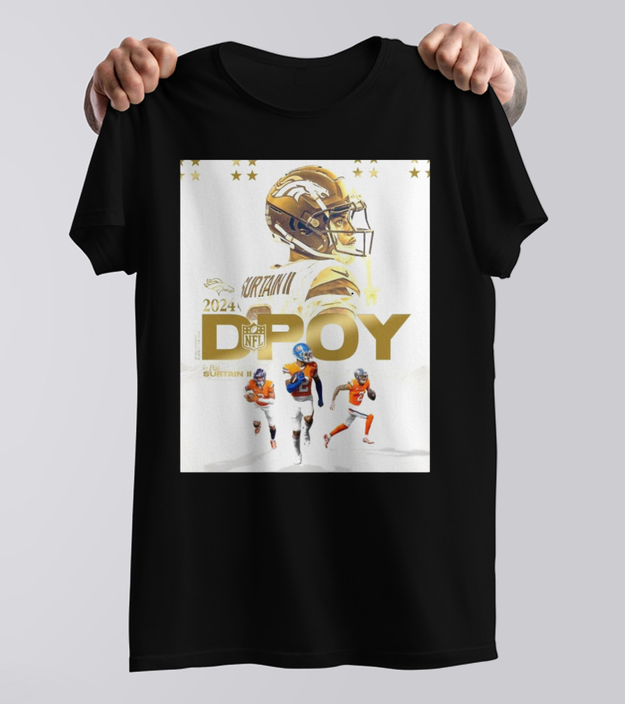 2024 Pat Surtain II Denver Broncos DPOY NFL T-Shirt