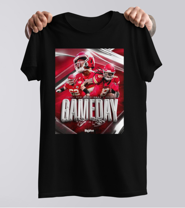 Patrick Mahomes II Joseph Thuney DeAndre Hopkins Kansas City Chiefs Vs Houston Texans AFC Divisional Gameday 3:30 PM ESPN/ABC T-Shirt