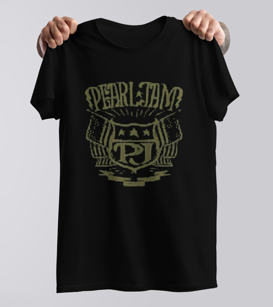 Pearl Jam PJ Shield Dark Matter Tour 2025 Merchandise T-Shirt