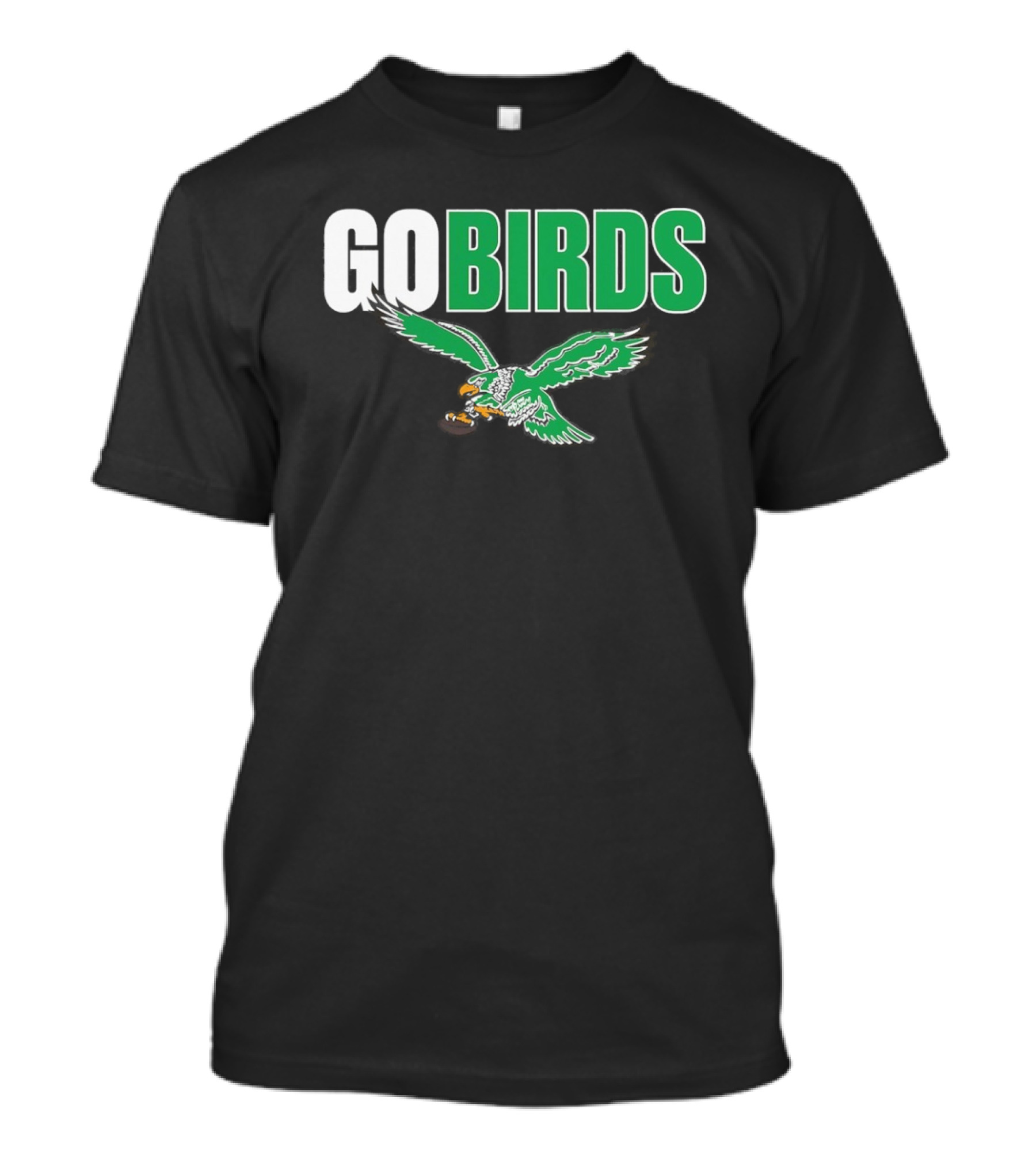 Philadelphia Eagles Go Birds Flying Eagle Emblem T-Shirt