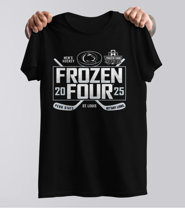 Penn State Nittany Lions 2025 NCAA Men's Hockey Frozen Four St. Louis T-Shirt