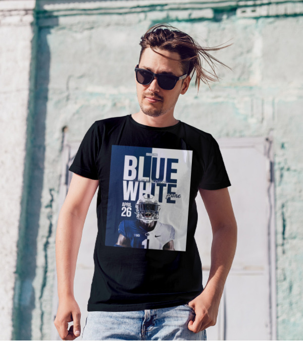 Penn State Blue White Game April 26 Save The Date Football T-Shirt