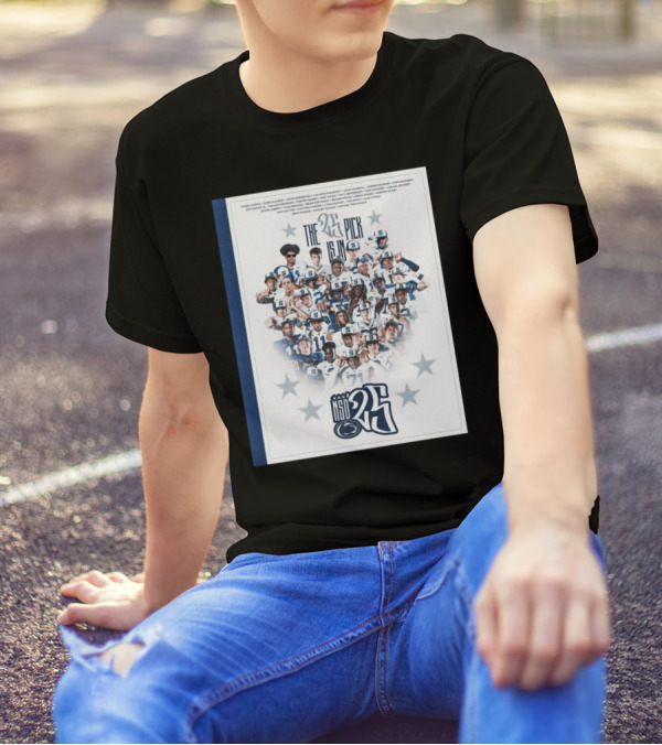 Penn State Nittany Lions Football NSD '25 The 25 Pick Is In Randy Adirika Owen Aliciene Lavar Arrington II T-Shirt