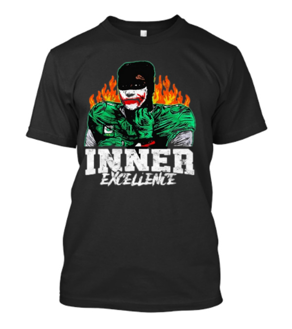 Philadelphia Eagles Inner Excellence Joker-Inspired Football Warrior T-Shirt