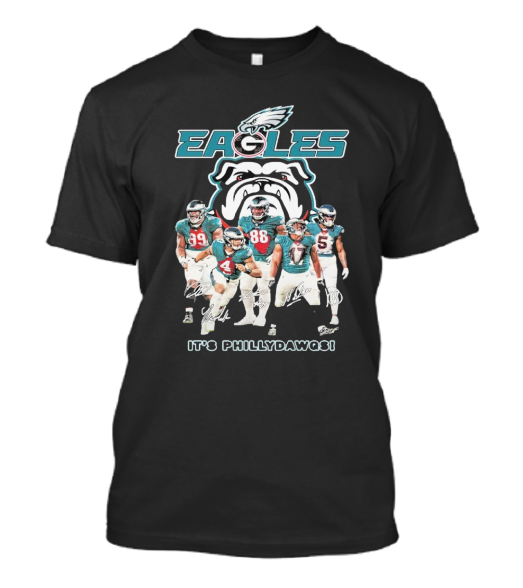 Philadelphia Eagles Dawg Players And Bulldog It's Philly Dawgs T-Shirt
