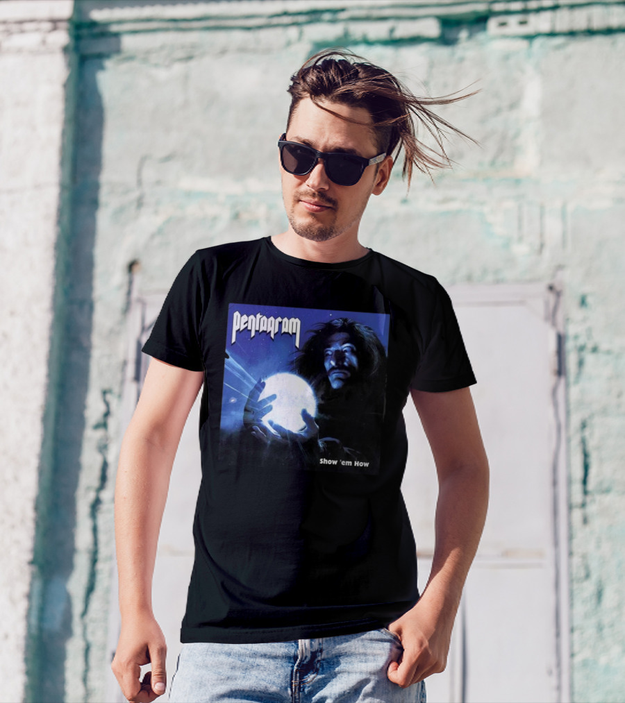 Pentagram Show 'em How 7th February 2025 Mystical Energy Sphere Album Art T-Shirt
