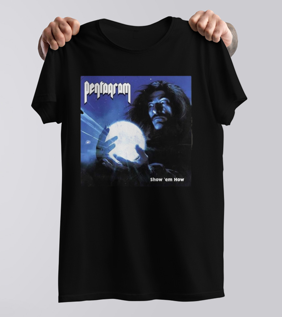 Pentagram Show 'em How 7th February 2025 Mystical Energy Sphere Album Art T-Shirt