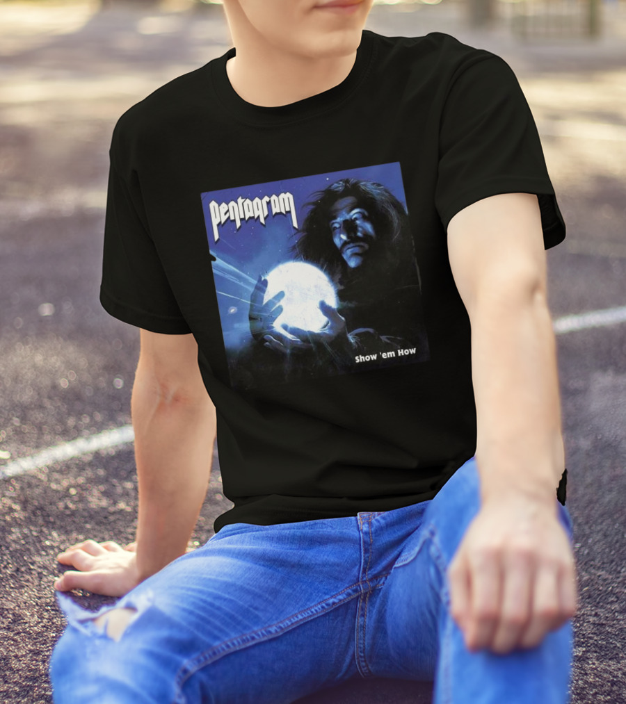 Pentagram Show 'em How 7th February 2025 Mystical Energy Sphere Album Art T-Shirt