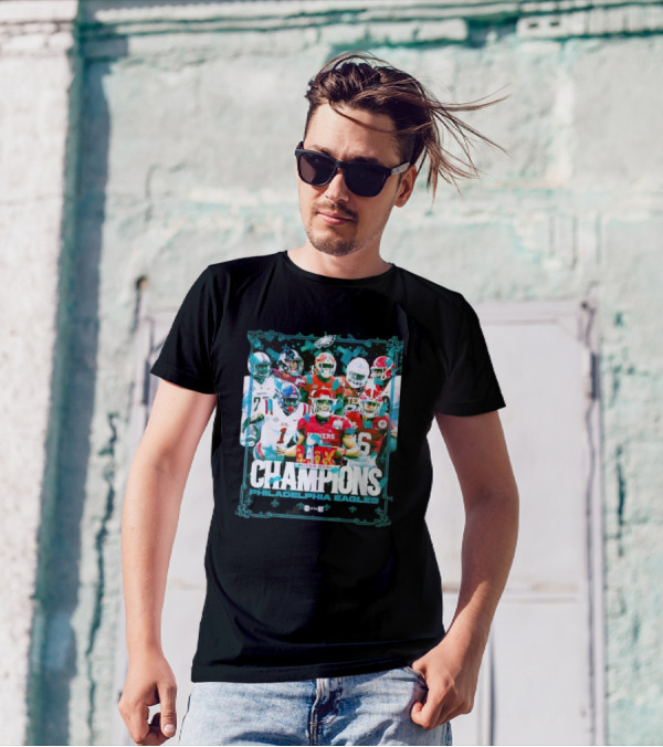 Philadelphia Eagles Super Bowl Champions LIX Climb The Mountain T-Shirt