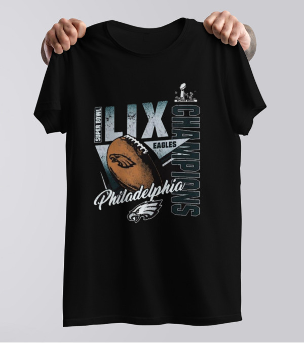 Philadelphia Eagles Super Bowl LIX Champions Vintage Football Own The Moment T-Shirt