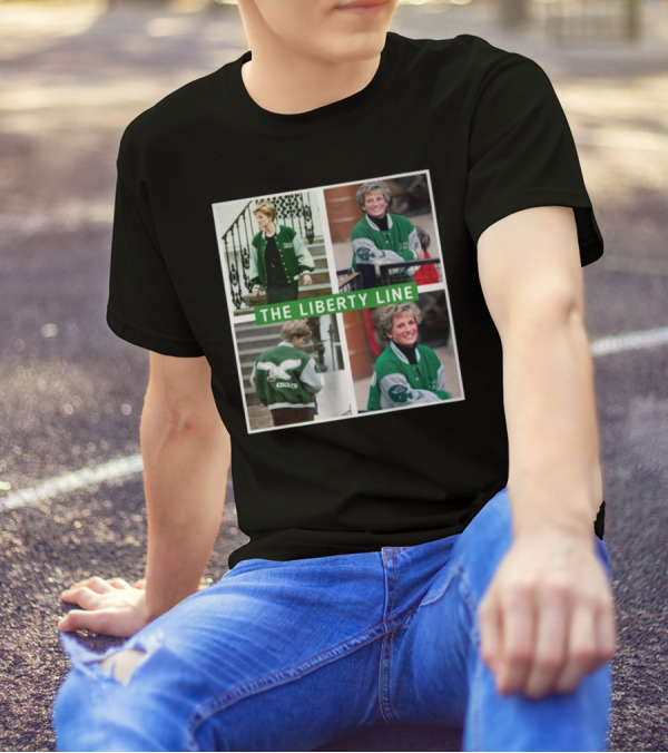 Philadelphia Eagles Princess Diana Green Jacket The Liberty Line T-Shirt