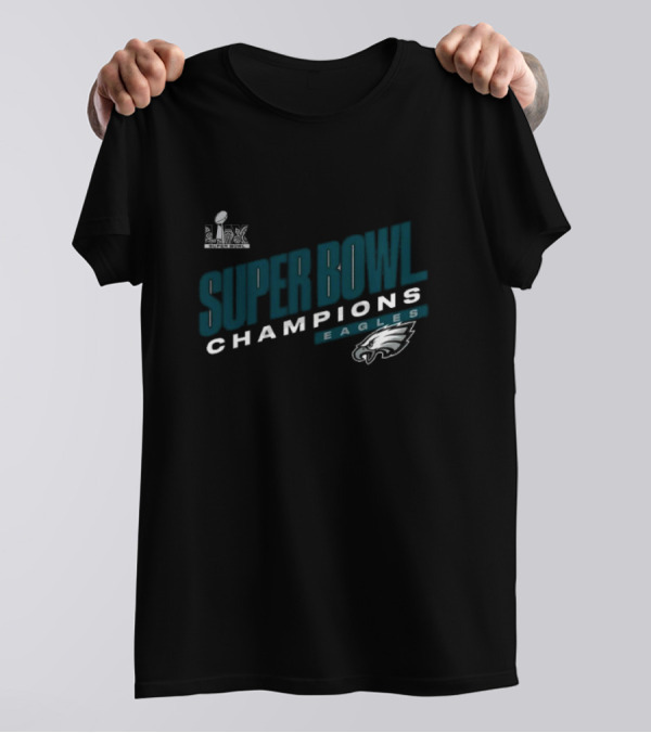Philadelphia Eagles Super Bowl LIX Champions Fanatics Big & Tall Counting Points Score T-Shirt