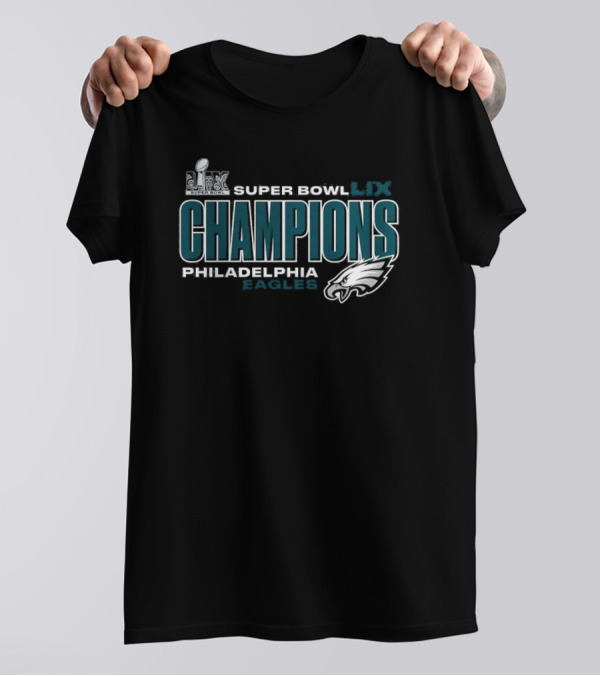Philadelphia Eagles Super Bowl LIX Champions Fanatics Under The Lights Big & Tall T-Shirt