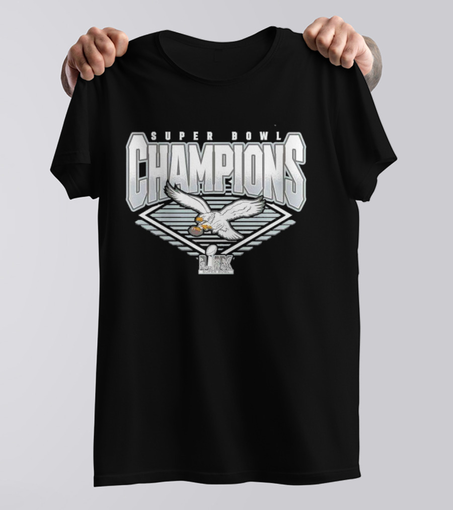 Philadelphia Eagles Super Bowl Champions LIX Around The Horn T-Shirt