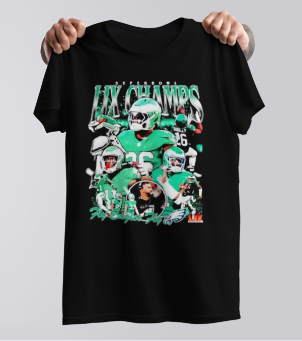Super Bowl LIX Champs Philadelphia Eagles Fly Eagles Fly Vintage T-Shirt