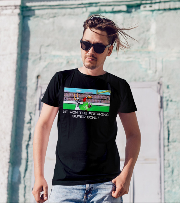 Philadelphia Eagles We Won The Freaking Super Bowl 8bit 26 T-Shirt
