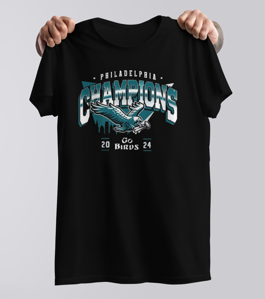 Philadelphia Champions 2024 Go Birds T-Shirt