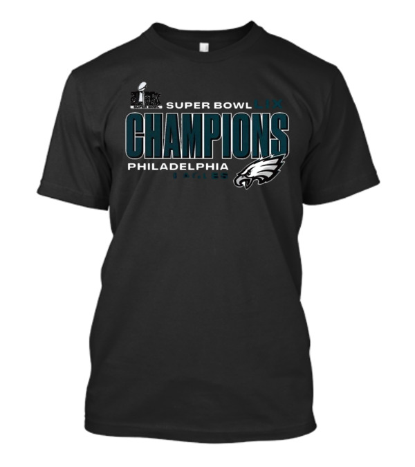 Super Bowl LIX Champions Philadelphia Eagles Victory Chiefs Football Triumph T-Shirt