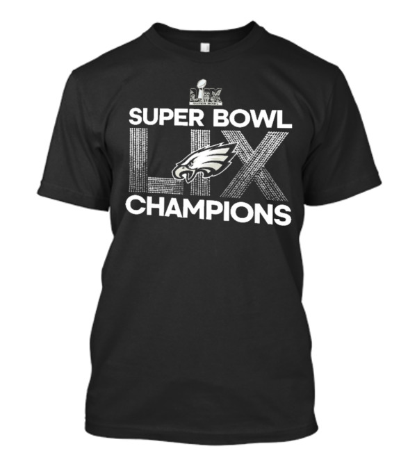 Philadelphia Eagles Super Bowl LIX Champions T-Shirt