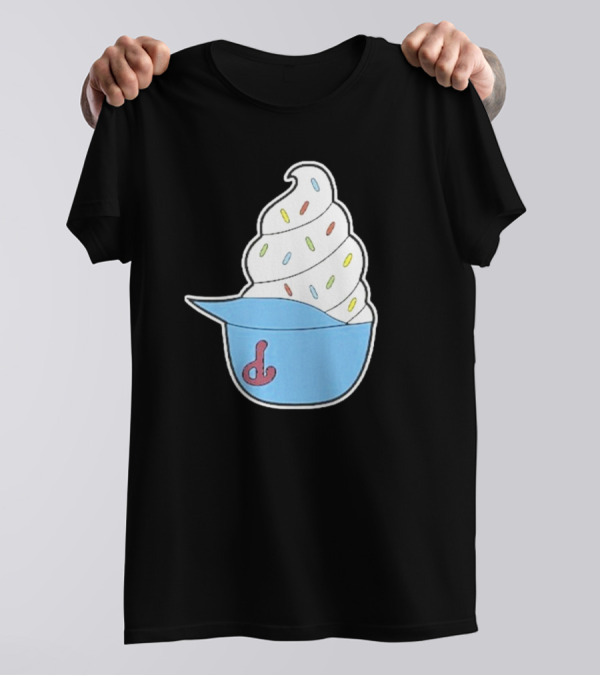 Philadelphia Phillies Ice Cream Helmet With Sprinkles T-Shirt