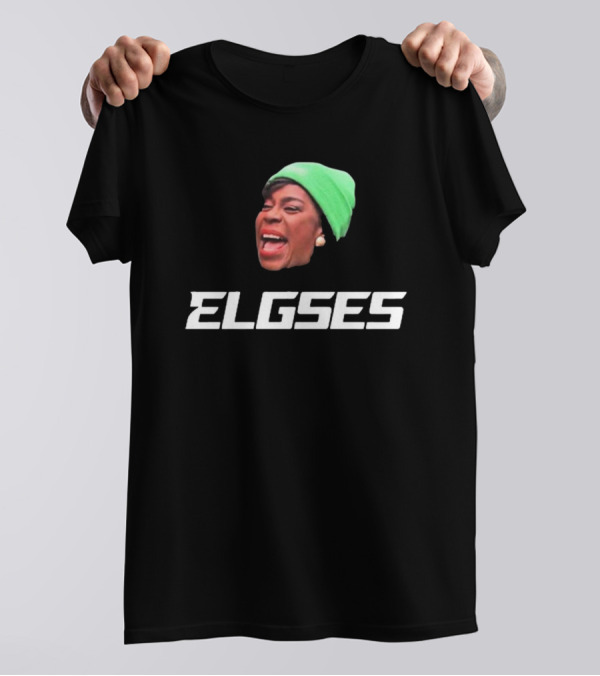 Philly Mayor Cherelle Parker Elgses Green Beanie Image T-Shirt